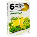 Lumanari pastila, Citronella, diametru 2cm, 6 buc/set