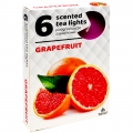 Lumanari pastila, Grapefruit, diametru 2cm, 6 buc/set