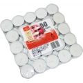 Lumanari pastila, albe, 10g, 50 buc/set