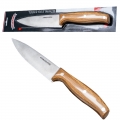 Cutit din inox, cu maner din lemn, 15 cm